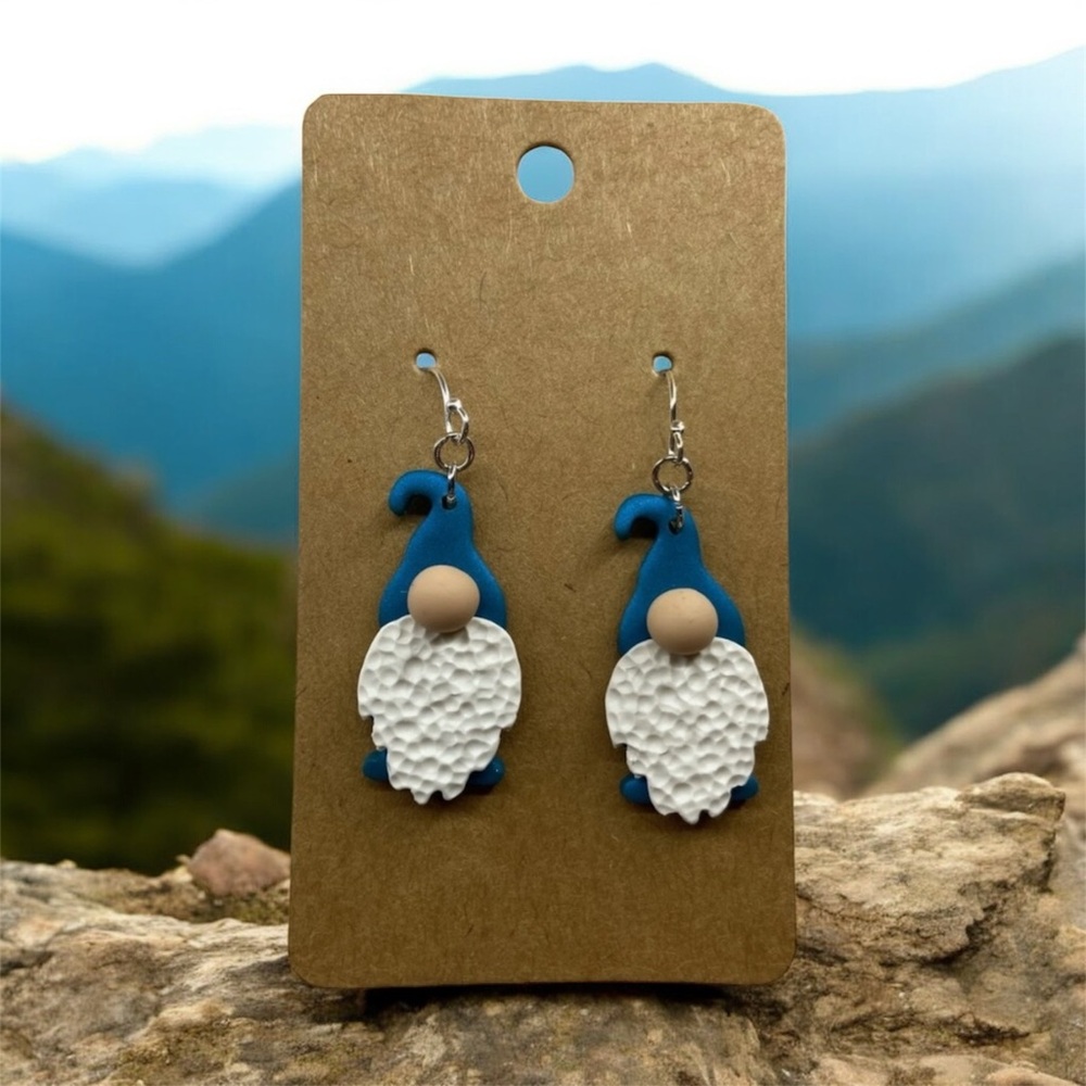 💙Gnomie Earrings - Teal Blue